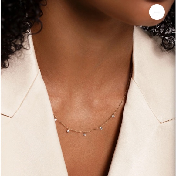 Ring conceirge floating diamond necklace - Picture 2 of 6